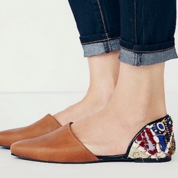 Free People Shoes - Free People | Rajah D’orsay Flats Shoes Colorful